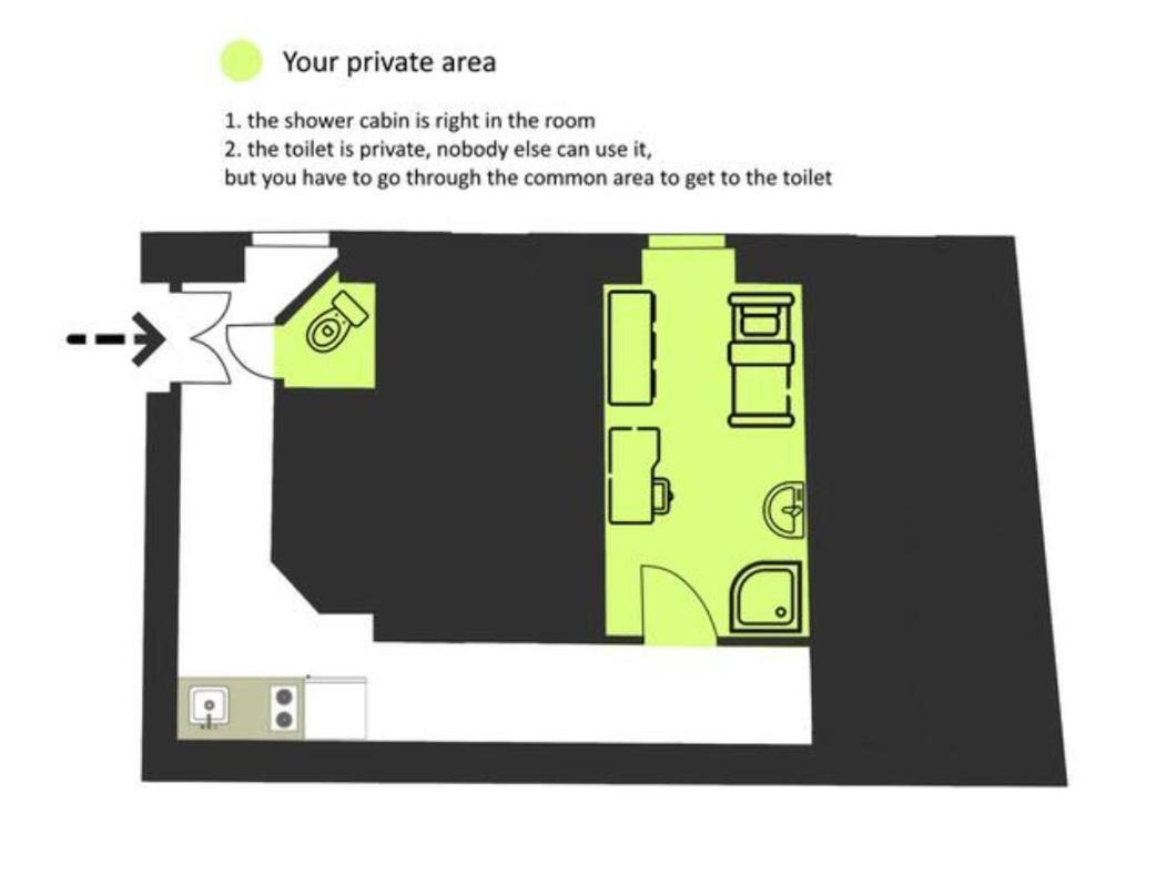 וינה Room With Privat Shower In 3 Rooms Apartment מראה חיצוני תמונה